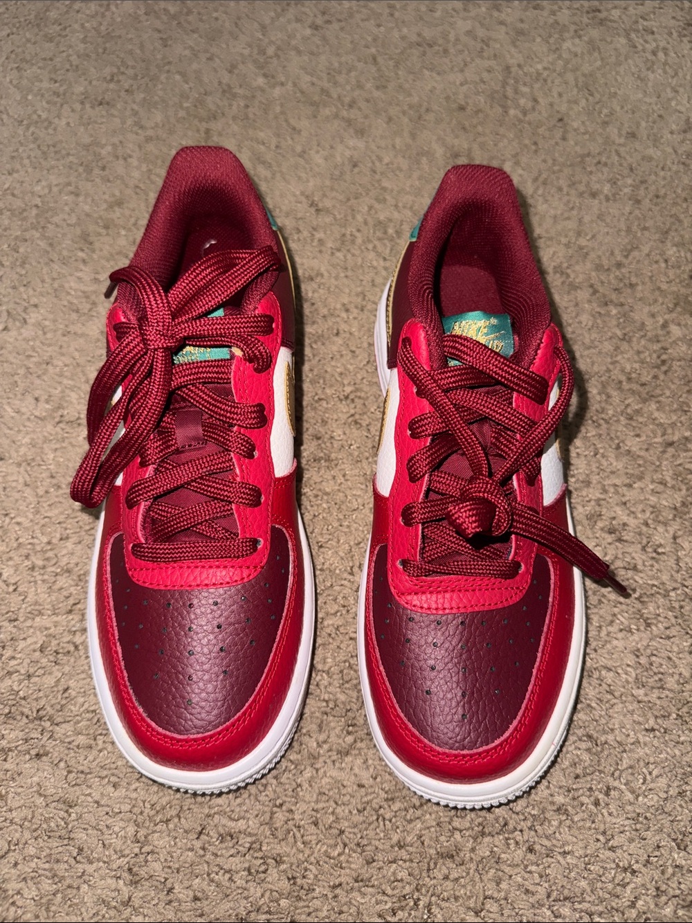 Kid's Nike Air Force 1 GS 'Christmas